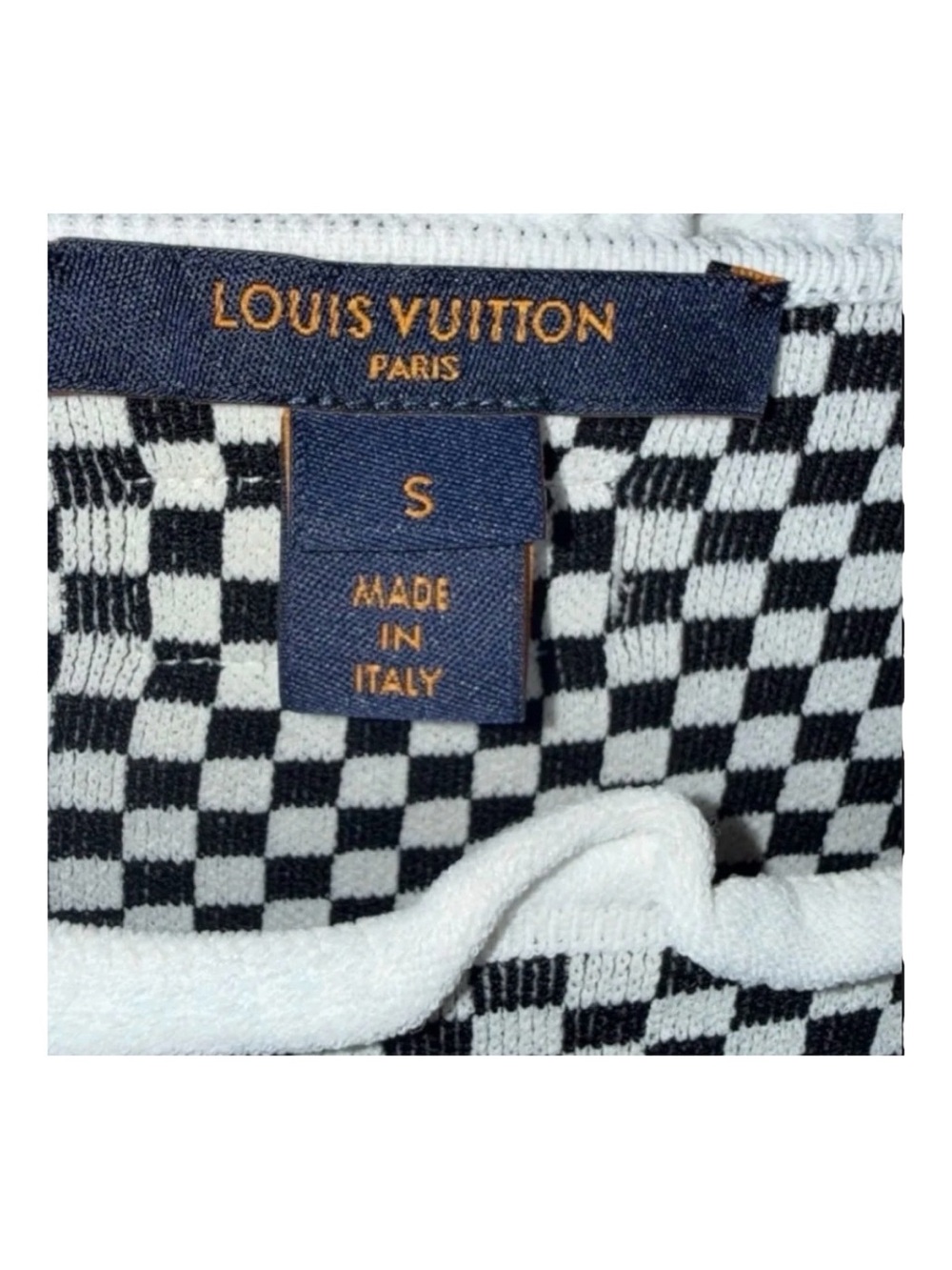 Louis Vuitton Mini Check Dress Size Small Authenticated COA Included - Picture 4 of 5